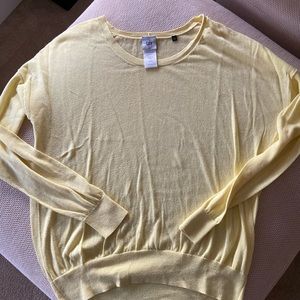 CAbi neon yellow sweater